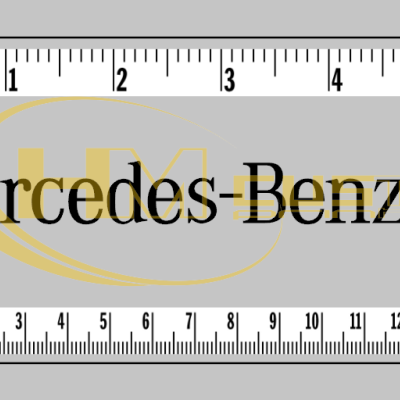 Kit 2 Autocolantes Vinil para pinças travão Mercedes E200