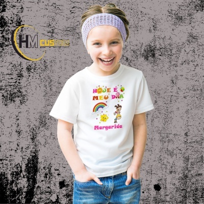 T-Shirt " Hoje é o meu dia + Nome"