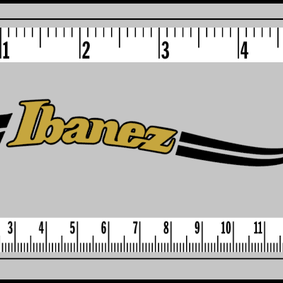 Logo em Vinil 2 cores BL500 Ibanez Blazer Series