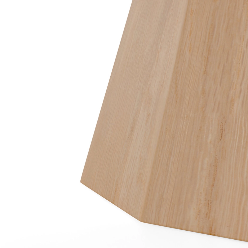 Mesa de centro madeira carvalho Homero Ø90x35 Mesa de centro madeira carvalho Homero Ø90x35