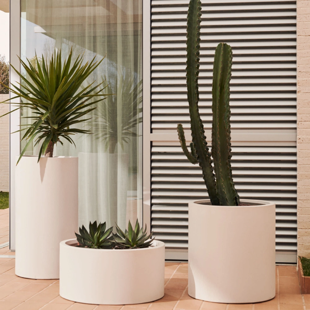 Vaso Aguabrava, cimento, Ø52x55