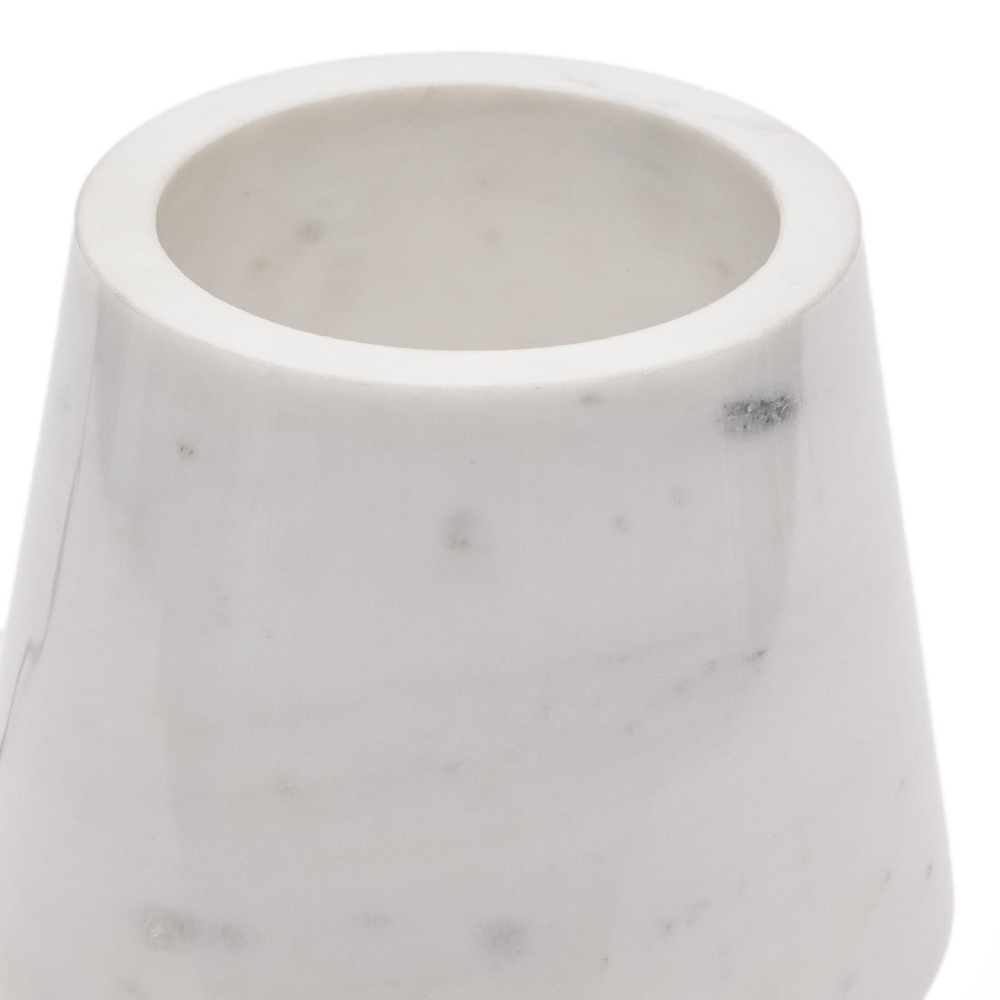 Candeeiro de Mesa em Mármore Branco Alaros Candeeiro de Mesa em Mármore Branco Alaros