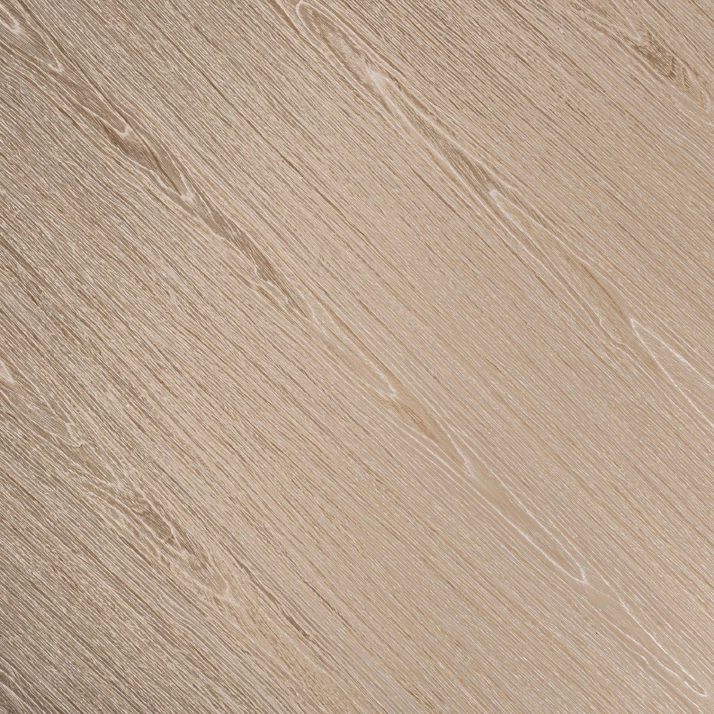 Mesa de jantar em madeira carvalho Prayssac Ø150x76 Padrão de veios de madeira clara com textura natural