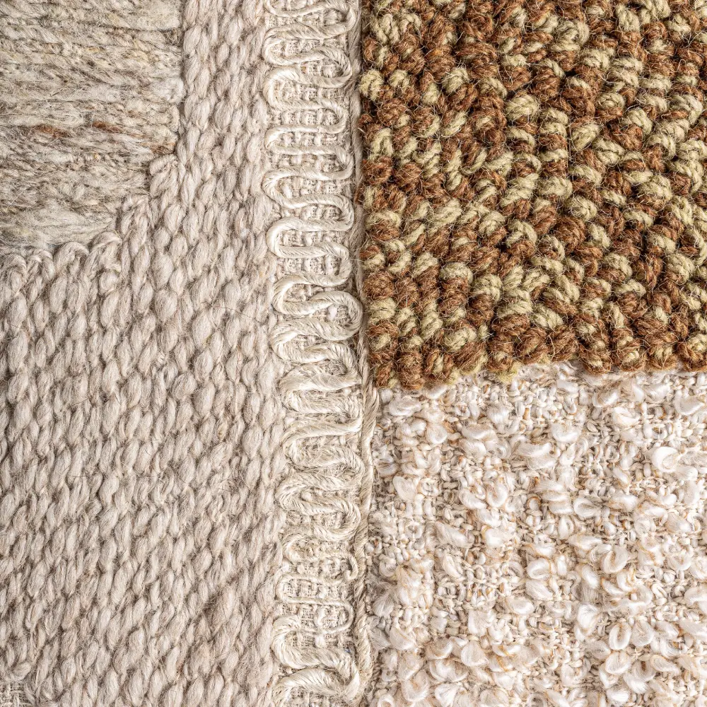 Quadro abstrato madeira e algodão bege Tum 76x107 Quadro abstrato madeira e algodão bege Tum 76x107