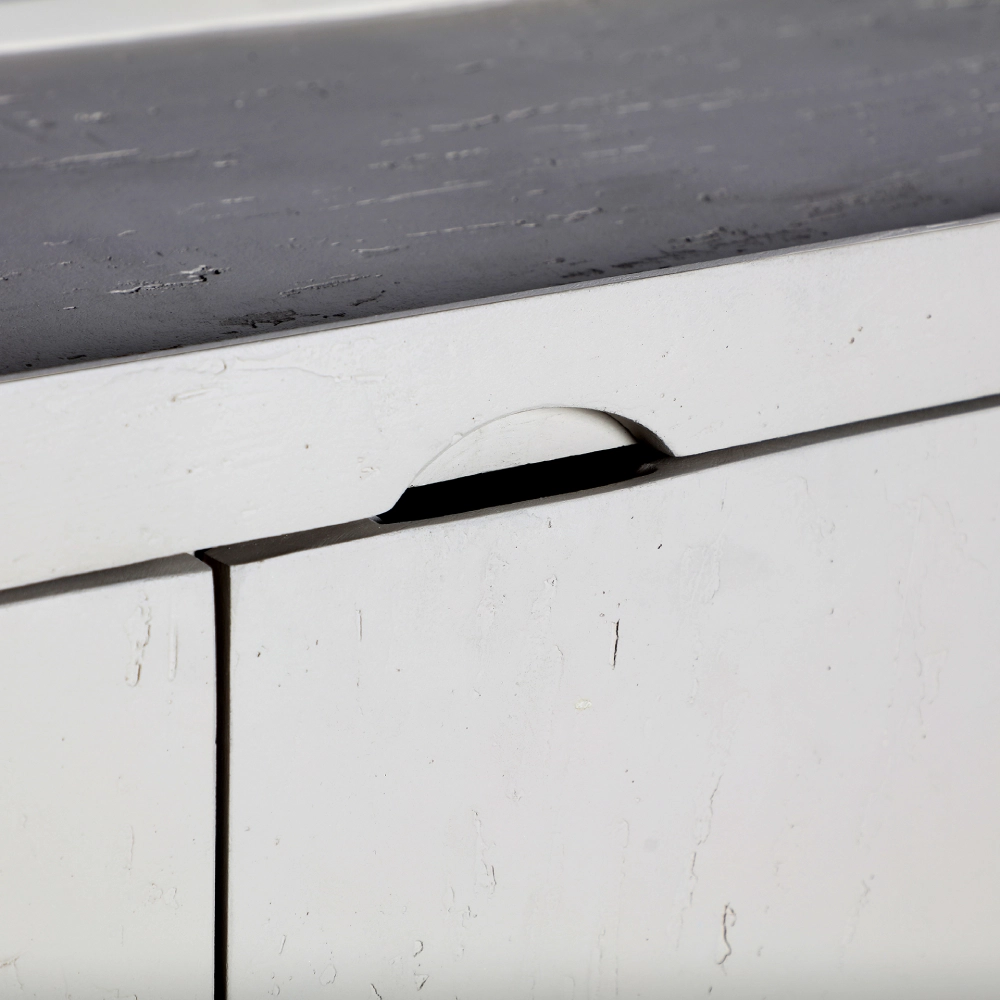 Móvel TV em madeira manga off-white Halsua 170x50 Móvel TV em madeira manga off-white Halsua 170x50