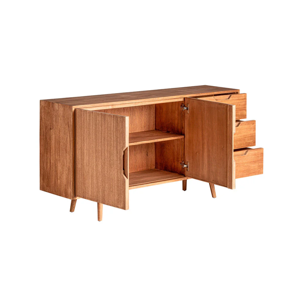 Aparador em madeira mindi Moss 160x80 Aparador em madeira mindi Moss 160x80