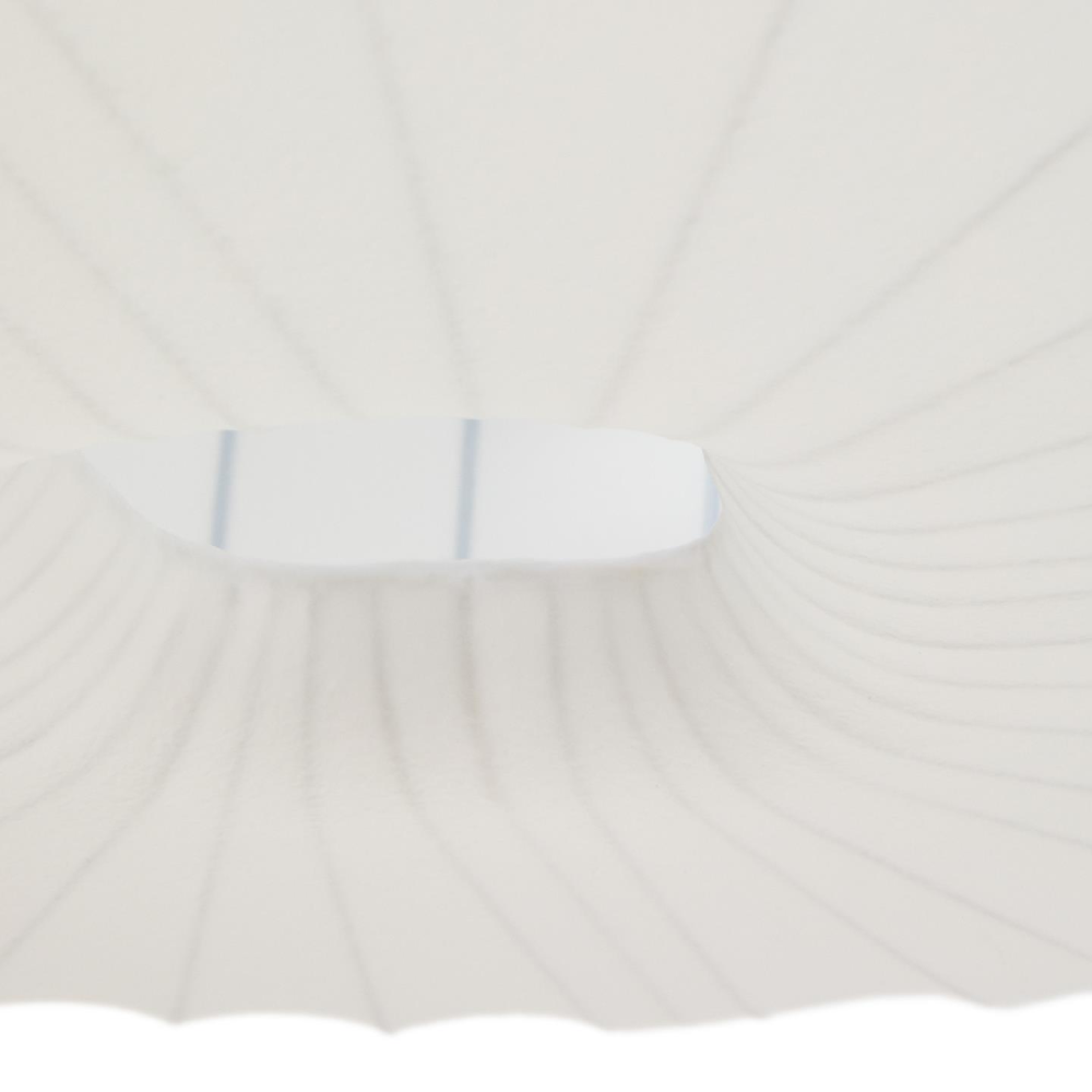 Candeeiro de teto em tecido seda branco Somaran Ø76 Candeeiro de teto em tecido seda branco Somaran Ø76