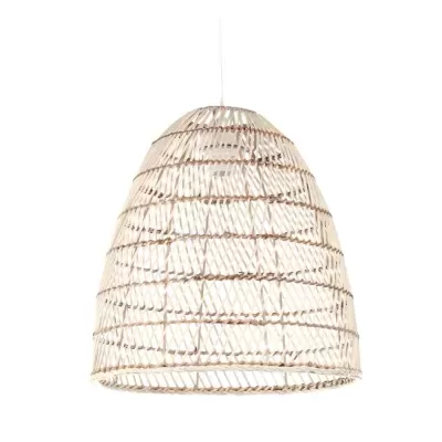 Candeeiro de Teto em Rattan Natural Dunna Ø35x37
