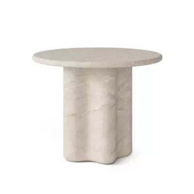 Mesa de jantar em cimento e travertino Michelle