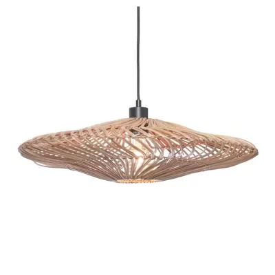 Candeeiro de Teto em Rattan Natural Zanzibar