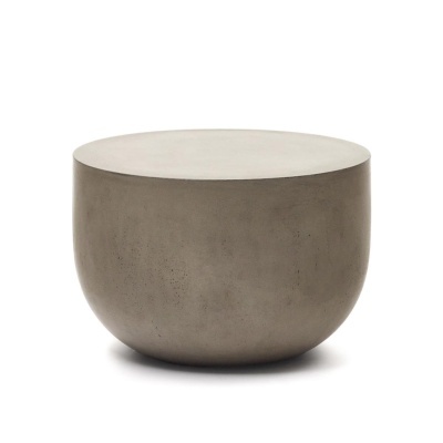 Mesa de centro Gabette, exterior, cimento, Ø60X40