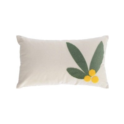 Capa de almofada Rhiana, algodão, bege, 30x50