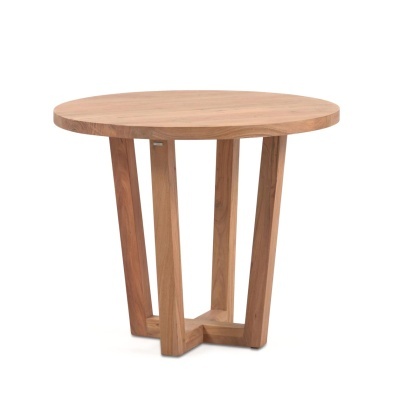 Mesa de jantar Nhara, madeira acácia, Ø90x75