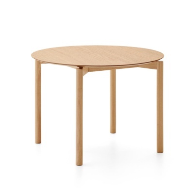 Mesa redonda Indan, freixo/seringueira, Ø110X75