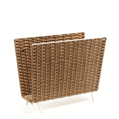 Porta revistas, rattan sintético, 42x20