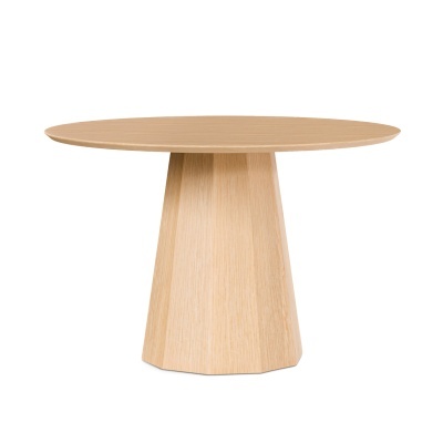 Mesa de jantar Regina, madeira carvalho, Ø120x76