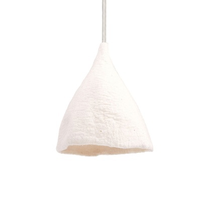 Candeeiro de Teto em Feltro Natural Tipi Ø27x40