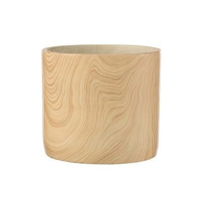 Vaso Forest, cerâmica, natural, Ø22x20