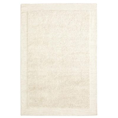 Tapete Marlei, lã natural, branco cru