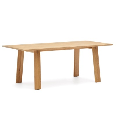 Mesa extensível Allen, madeira carvalho, 200(250)x95