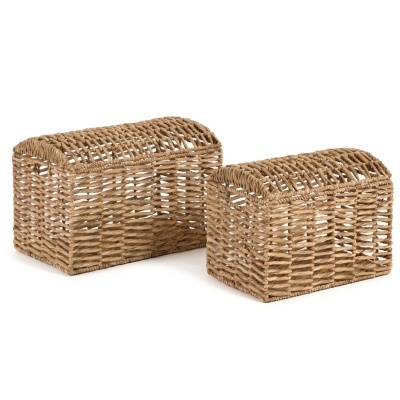 Baús de arrumação, jacinto-de-água, (Conj.2)