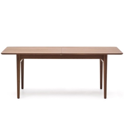 Mesa extensível Elani, nogueira, 200(260)x100