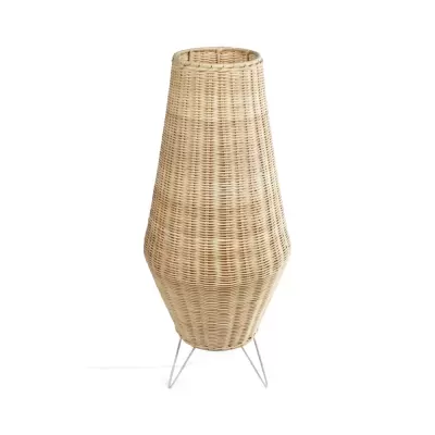 Candeeiro de Mesa em Rattan Natural Kammar