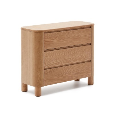 Cómoda Saly, madeira de freixo, 120x80