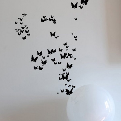Sticker de parede "All Butterflies", 20x40