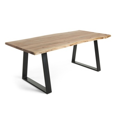 Mesa de jantar Talya, madeira acácia/metal