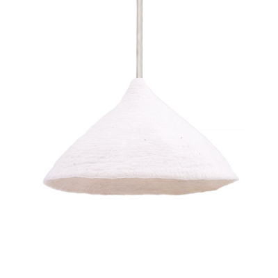 Candeeiro de Teto em Feltro Natural Tipi Ø43x30