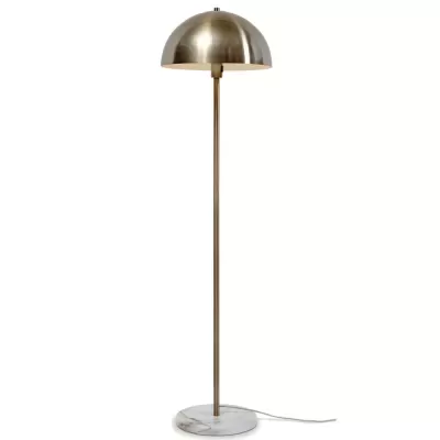 Candeeiro de Pé em Metal Dourado Toulouse