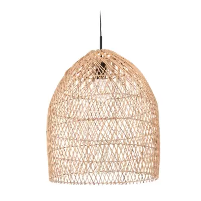 Candeeiro de Teto em Rattan Natural Tommi Ø44x50