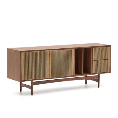 Aparador Elani, madeira nogueira, 180x73