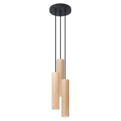 Candeeiro de Teto Linus em Madeira de Carvalho