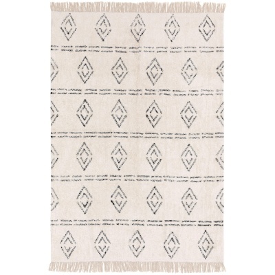 Tapete Nomi, algodão, creme