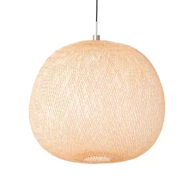 Candeeiro de Teto em Bambu Plum Large Ø80x70