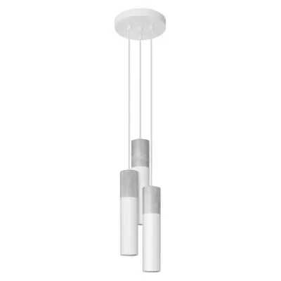 Candeeiro de Teto Borio em Metal e Concreto