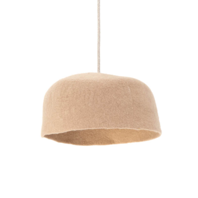Candeeiro de Teto em Feltro Nude Yurte Ø30x12