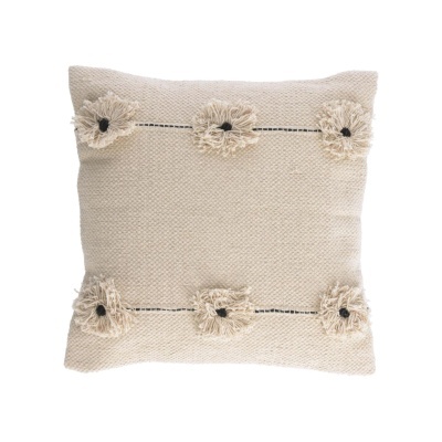 Capa de almofada Belis, bege, 45x45