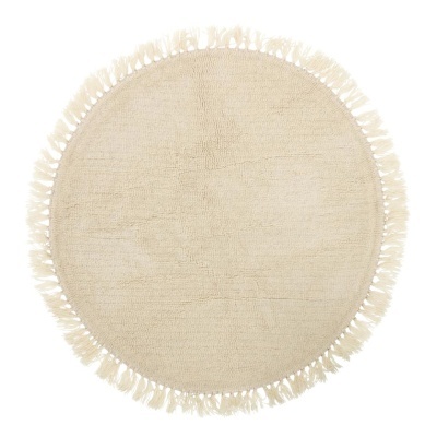 Tapete Lenea, lã natural, off white, Ø110