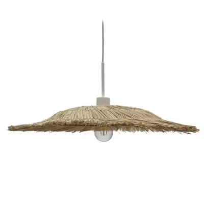 Candeeiro de Teto em Fibras Naturais Gualtis Ø62x7