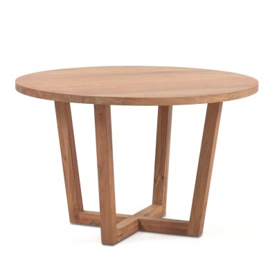 Mesa de jantar Nhara, madeira acácia, Ø120x75