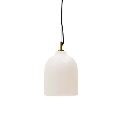 Candeeiro de Teto em Alabastro Branco Shen Ø15x14