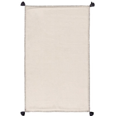 Tapete Anya, algodão, bege, 90x150