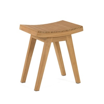 Banco de apoio Vicenti, madeira teca