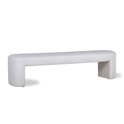 Banco Lobby, madeira, estofado, natural, 180x45