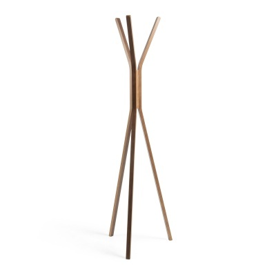 Cabide de pé Chelsi, nogueira, 170cm