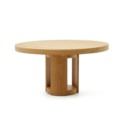 Mesa extensível Arts, madeira carvalho