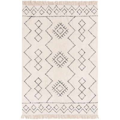 Tapete Nomi, algodão, creme